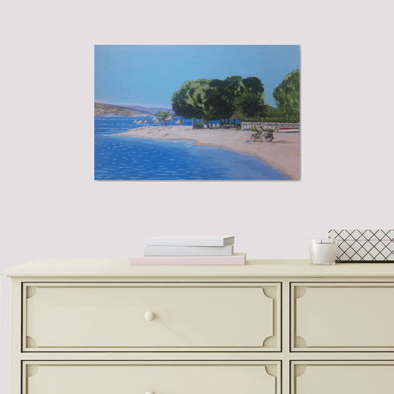 Mediterrenian and Aegean beach painting