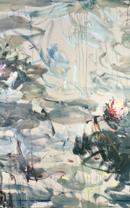 An old pond in June. by Lilia Orlova-Holmes