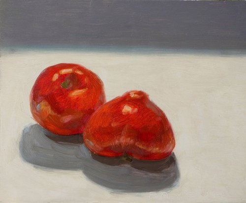 two tomatoes by Olivier Payeur