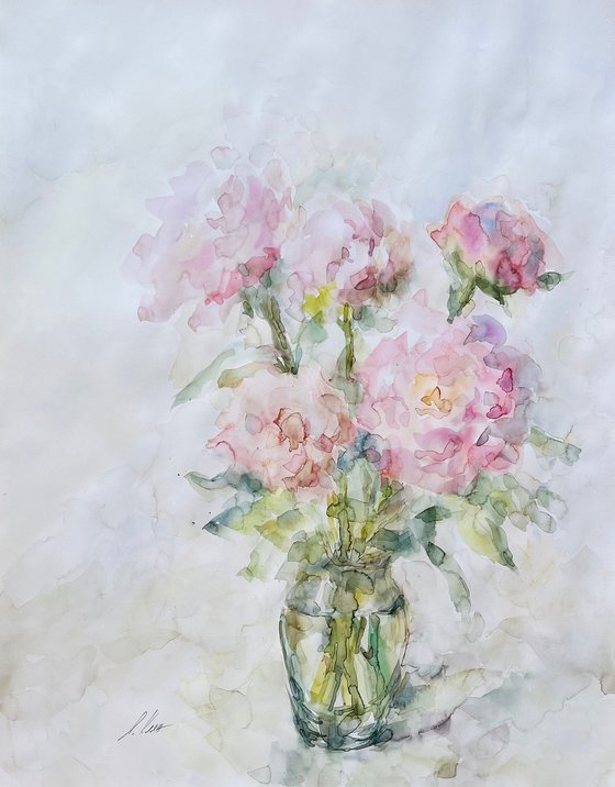 Peonies 50x65 cm 2025