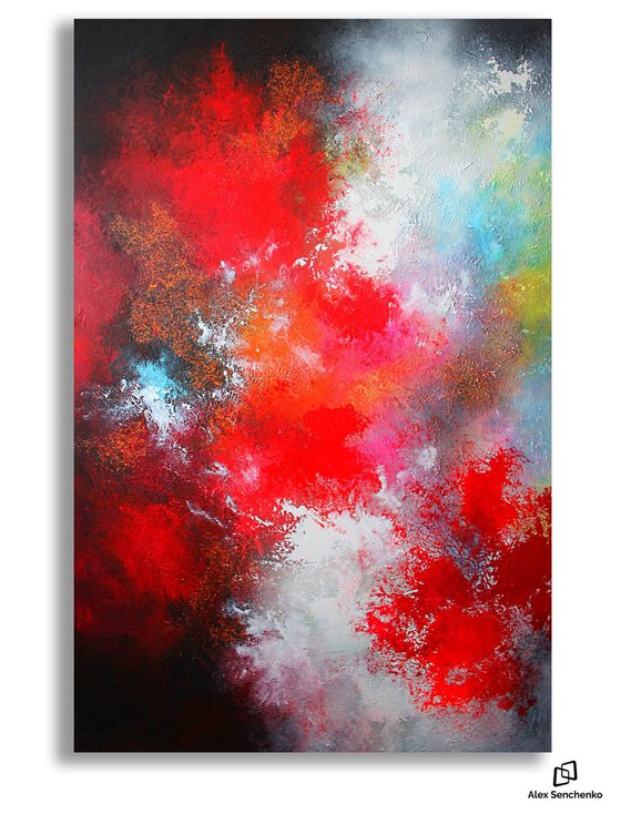 150x100cm / ABSTRACT PAINTING  / Euphoria