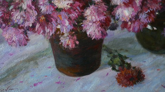 The Lush Bouquet Of Autumn Flowers