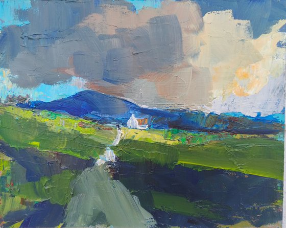 Clouds and landscape #2