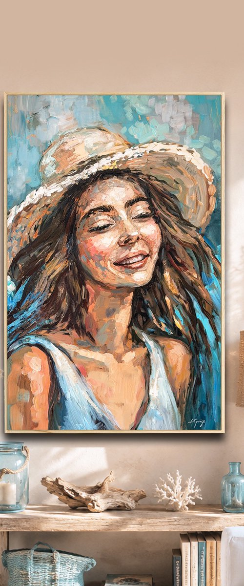Happy Blue Breeze by Lana Guise