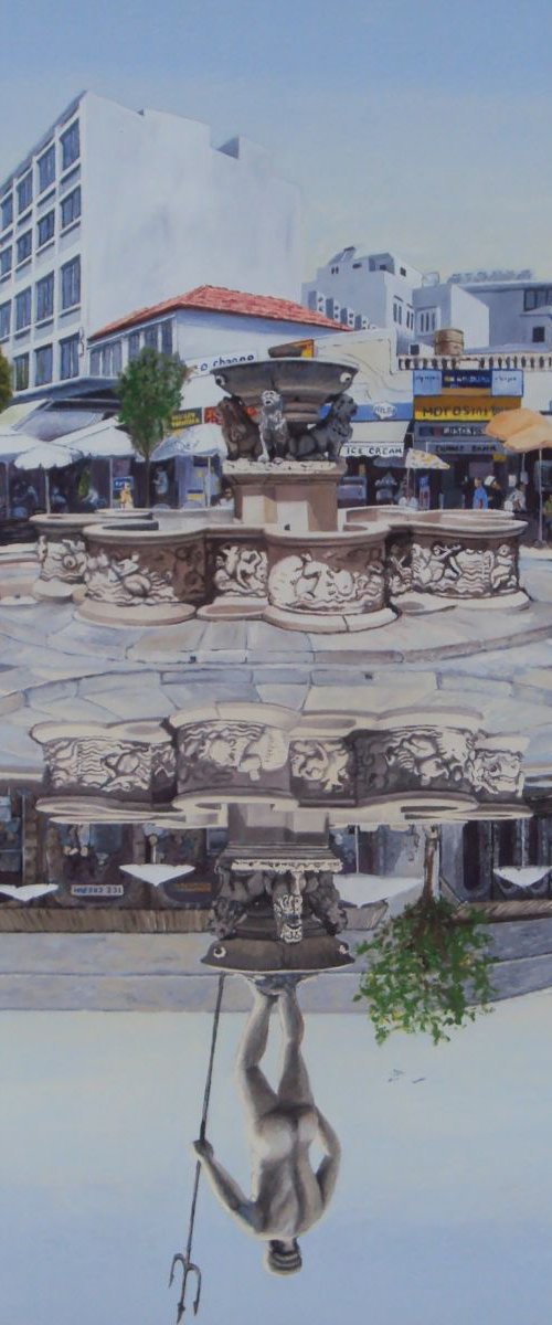 Morosini Fountain upsidedown by Mathew Halpin