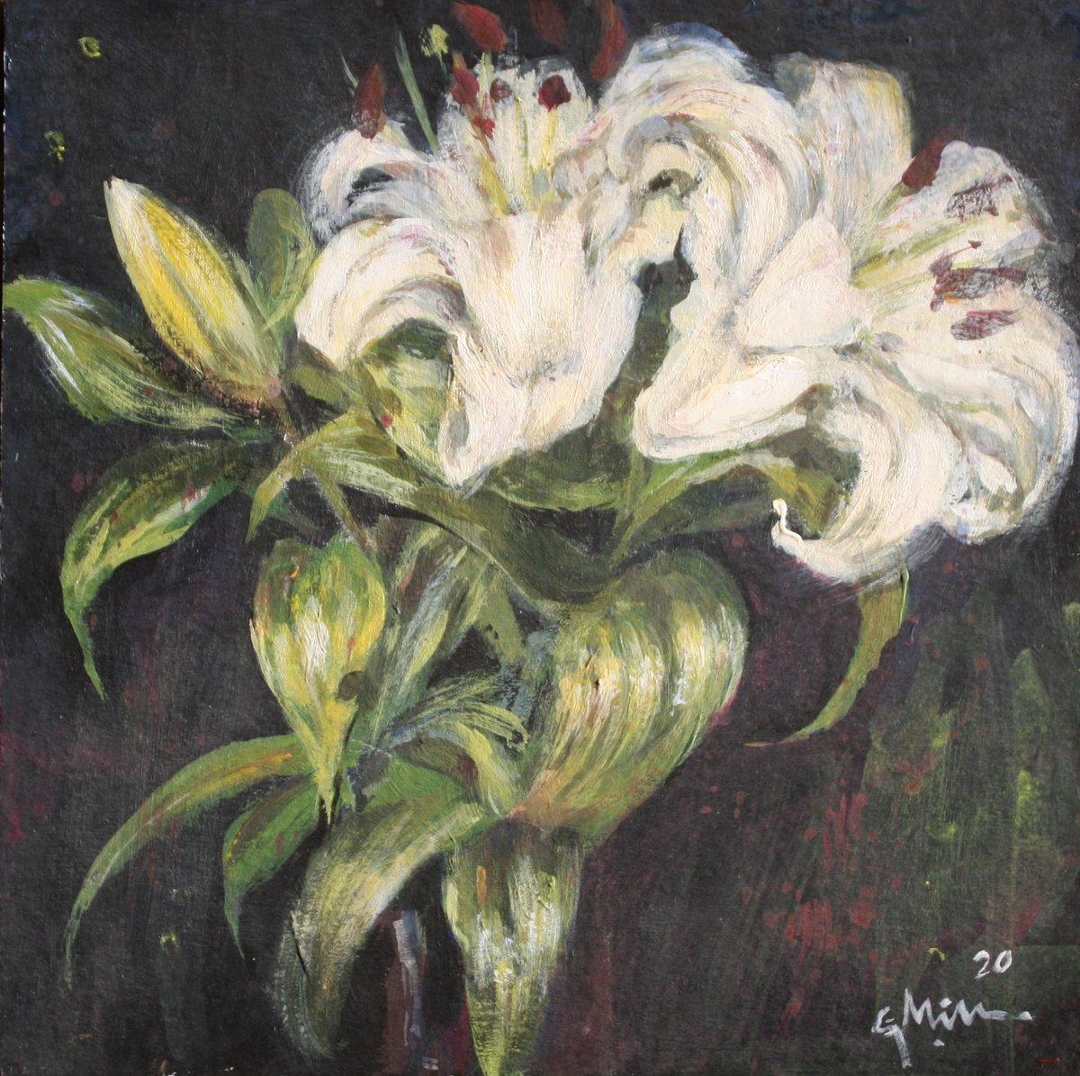 White Lillies by Gerry Miller