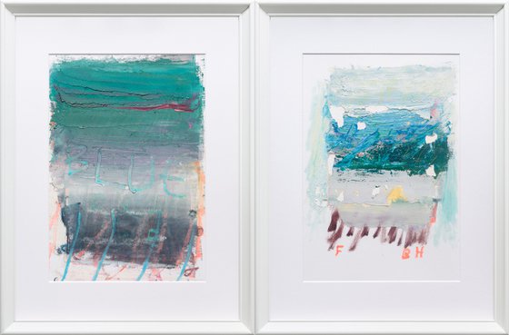 SET of 2, ABSTRACT STUDY