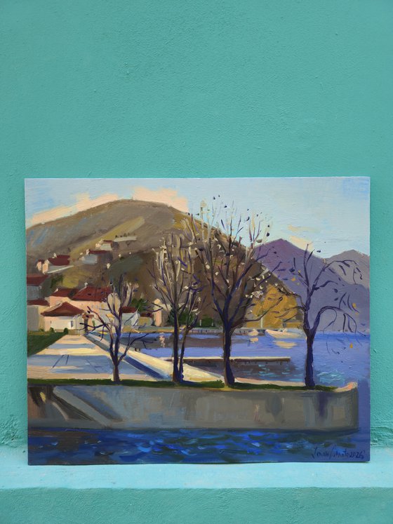 Spring afternoon by the lake