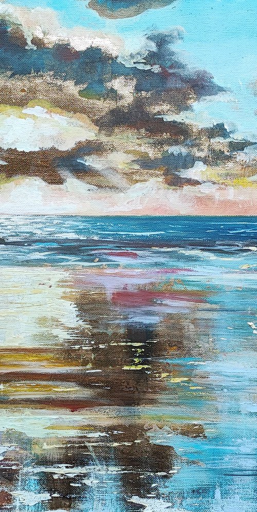 Sunrise in the seascape. by Tatajana Obuhova