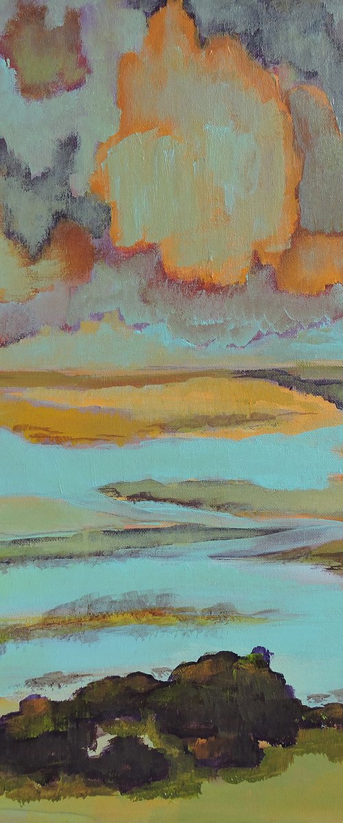 Vertical Clouds. by Veta  Barker