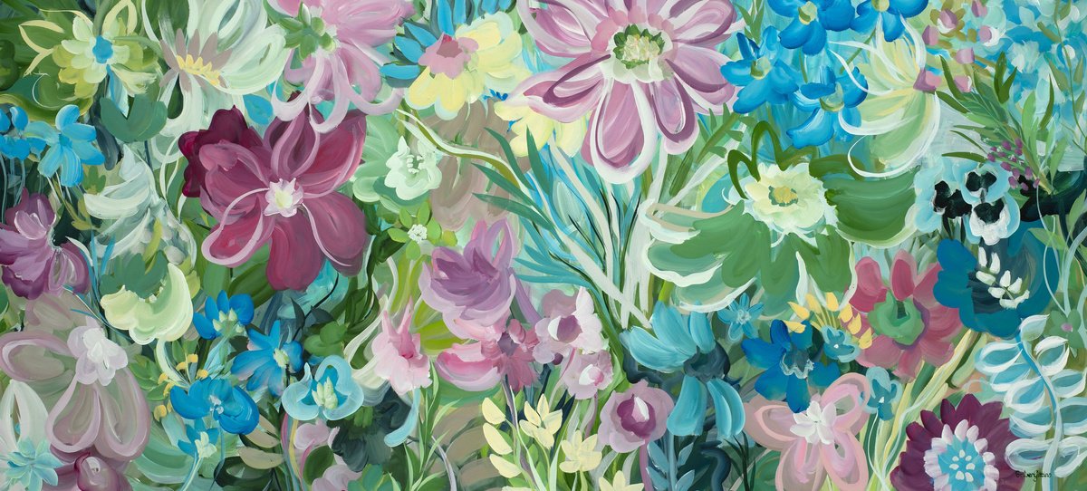 Pretty As A Picture By Amber Gittins, 71 X 31, Artwork For Sale On Artfinder