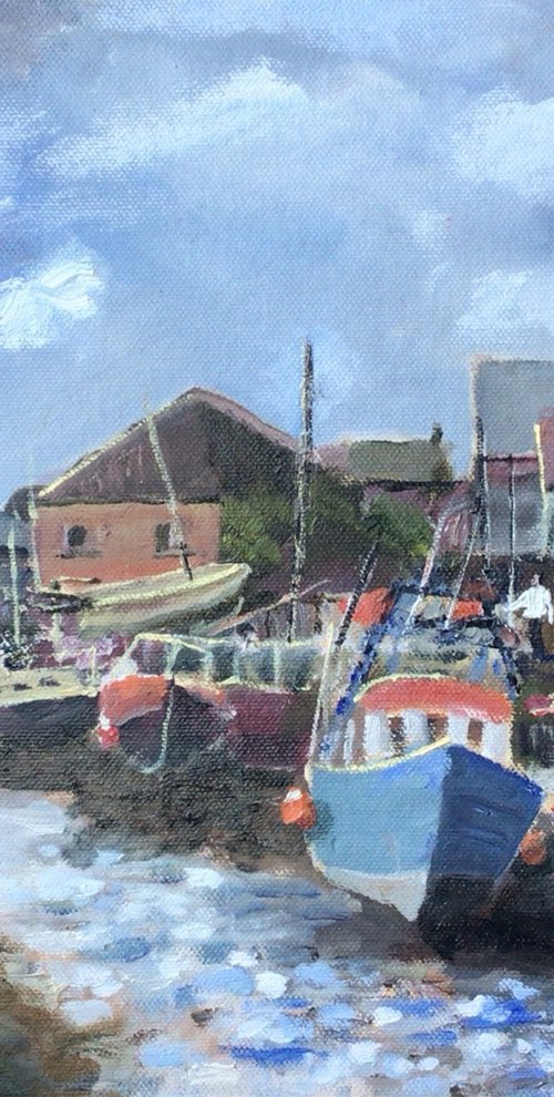 Queenborough creek, Sheppey by Julian Lovegrove Art