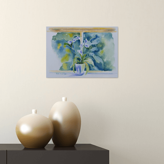 Orchids watercolor gift ideas