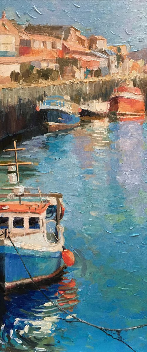 England Harbour - Whitby by Ling Strube