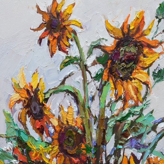 Sunflowers Original Oil painting