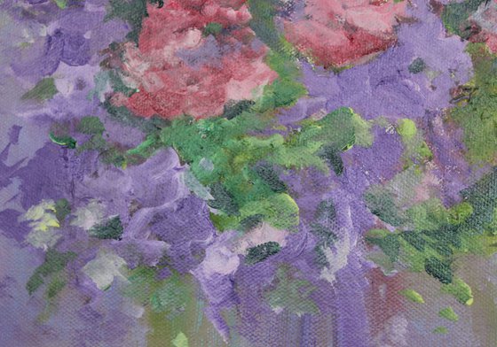 Petal explosion.