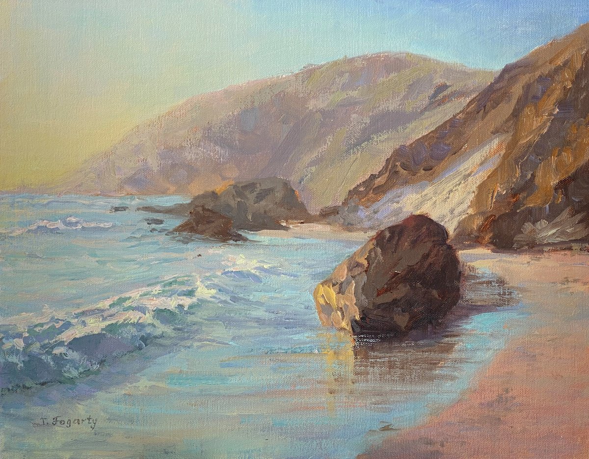 Sunset At Pfeiffer Beach by Tatyana Fogarty