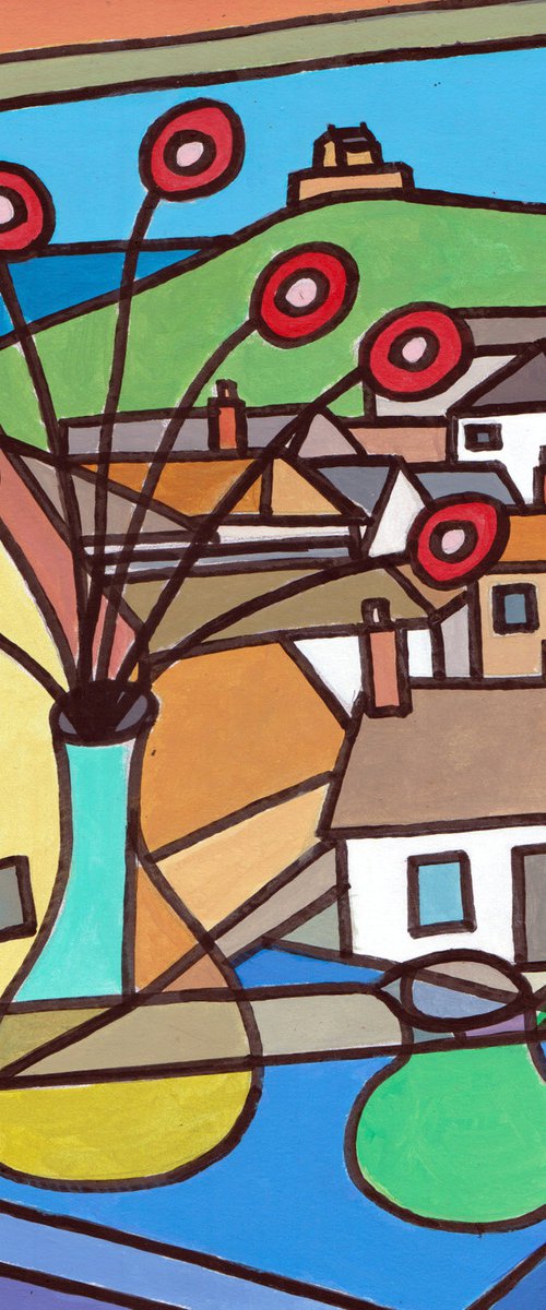 "Window view to The Island, St Ives" by Tim Treagust