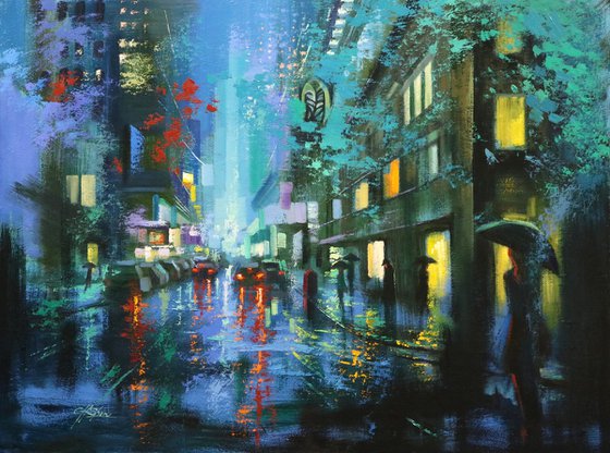 BLUE RAIN AND BROADWAY