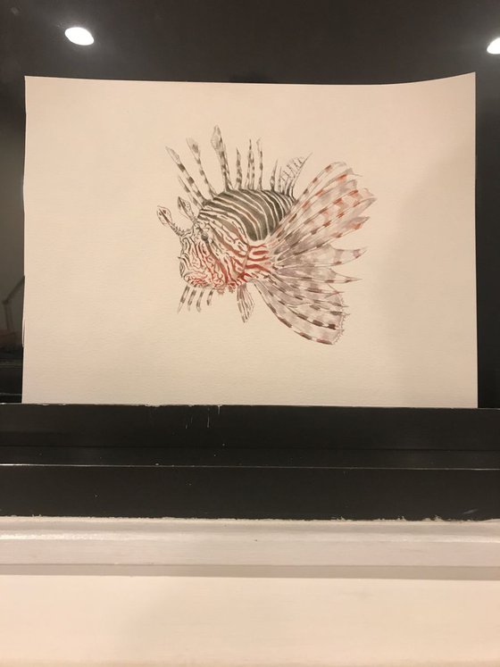 Lionfish Original Watercolor