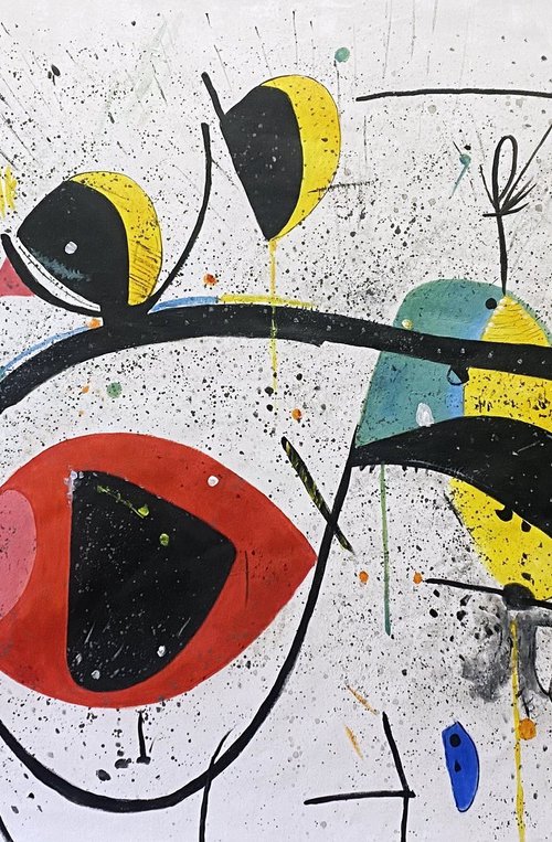 DREAMS OF MIRÓ by Angel Rivas