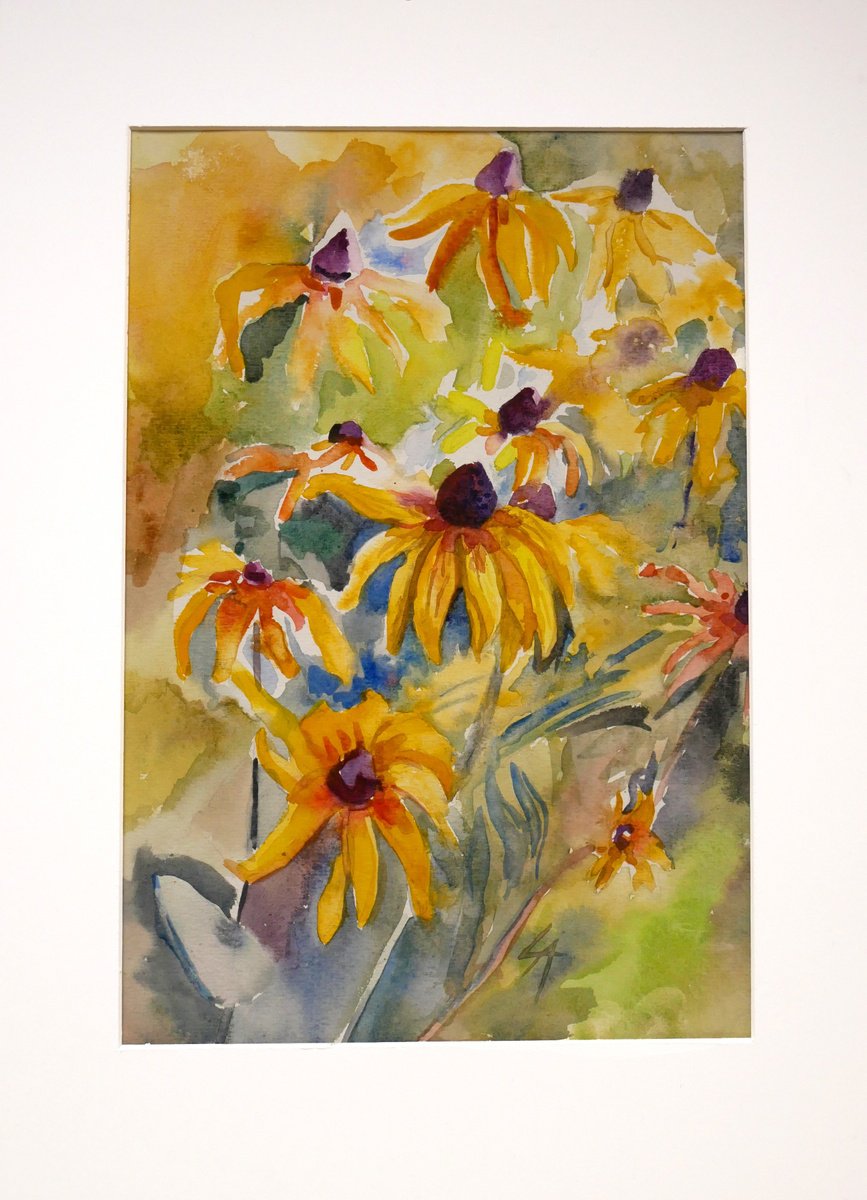 Impressionistic Watercolour , The Triumph Of Summer By Elena Lykhodid, 13 X 17, Artwork For Sale On Artfinder