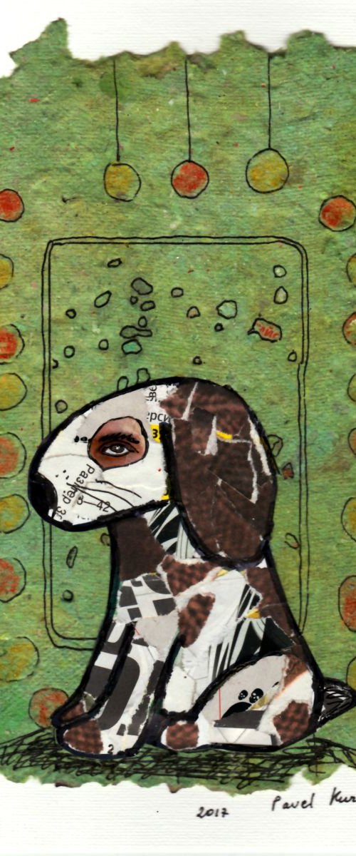 Dog and mirror 2 by Pavel Kuragin