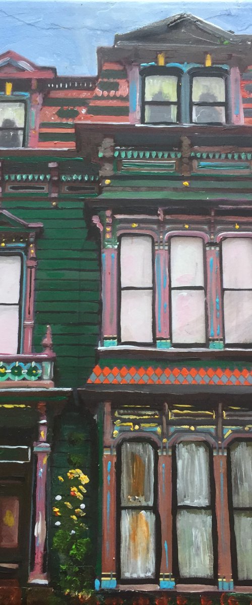 San Francisco, Colourful House by Andrew  Reid Wildman