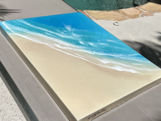 The beach - ocean painting