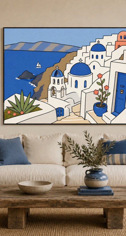 Summer in Santorini #02 by Marina Krylova