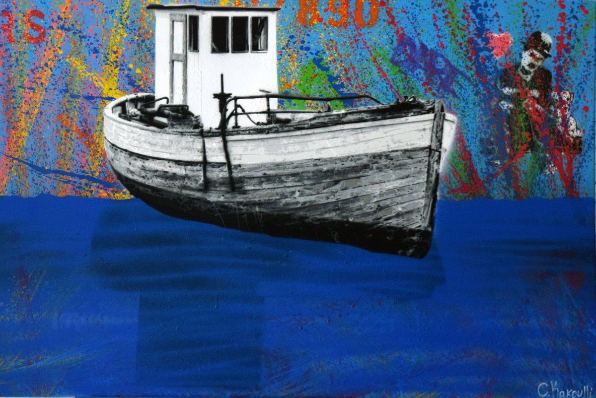 Fish boat by Christos Kakoulli