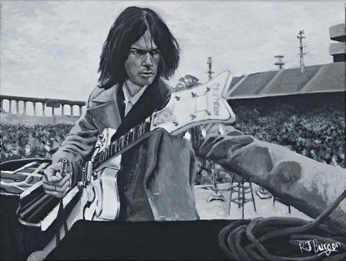 Neil Young by R J Burgon