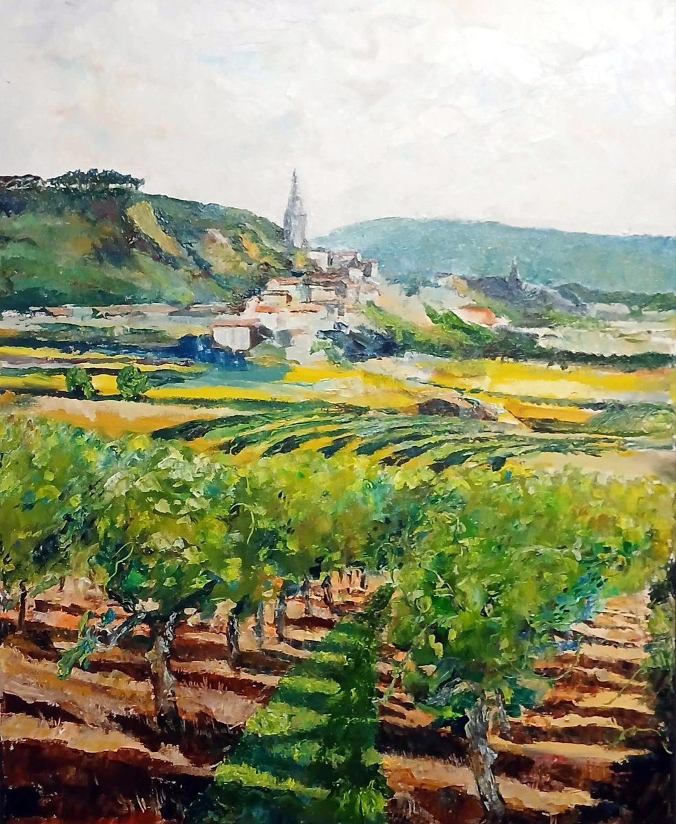 les vignes sous Bonnieux by Chris Walker