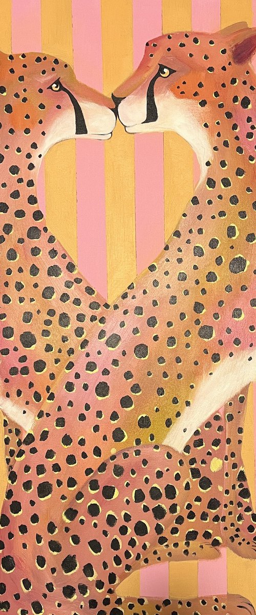 “Magnetic”. Acrylic painting on canvas, 30 x 40 x 0.8 in by Daria Borisova