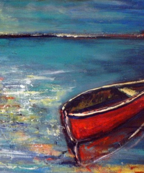 Boat Drift 24x12 by BenWill