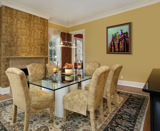 Still Life with Armenian Carpet