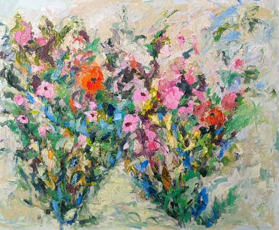 Pendant ce temps, les fleurs