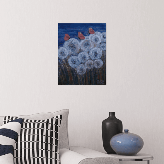 Sparkling dandelions