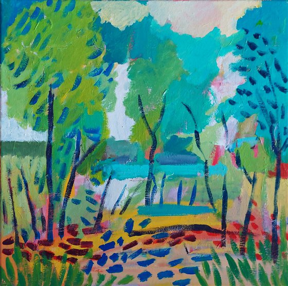 Trees around the Lake VI