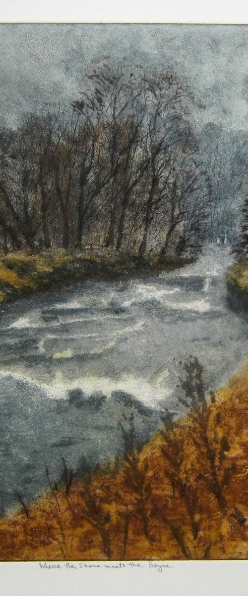 Where the Skane meets the Boyne by Aidan Flanagan Irish Landscapes