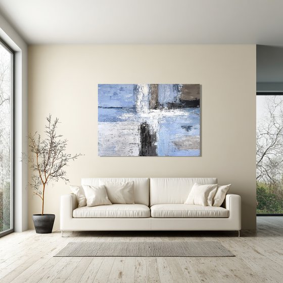 Still Point of Light. cool blue textures