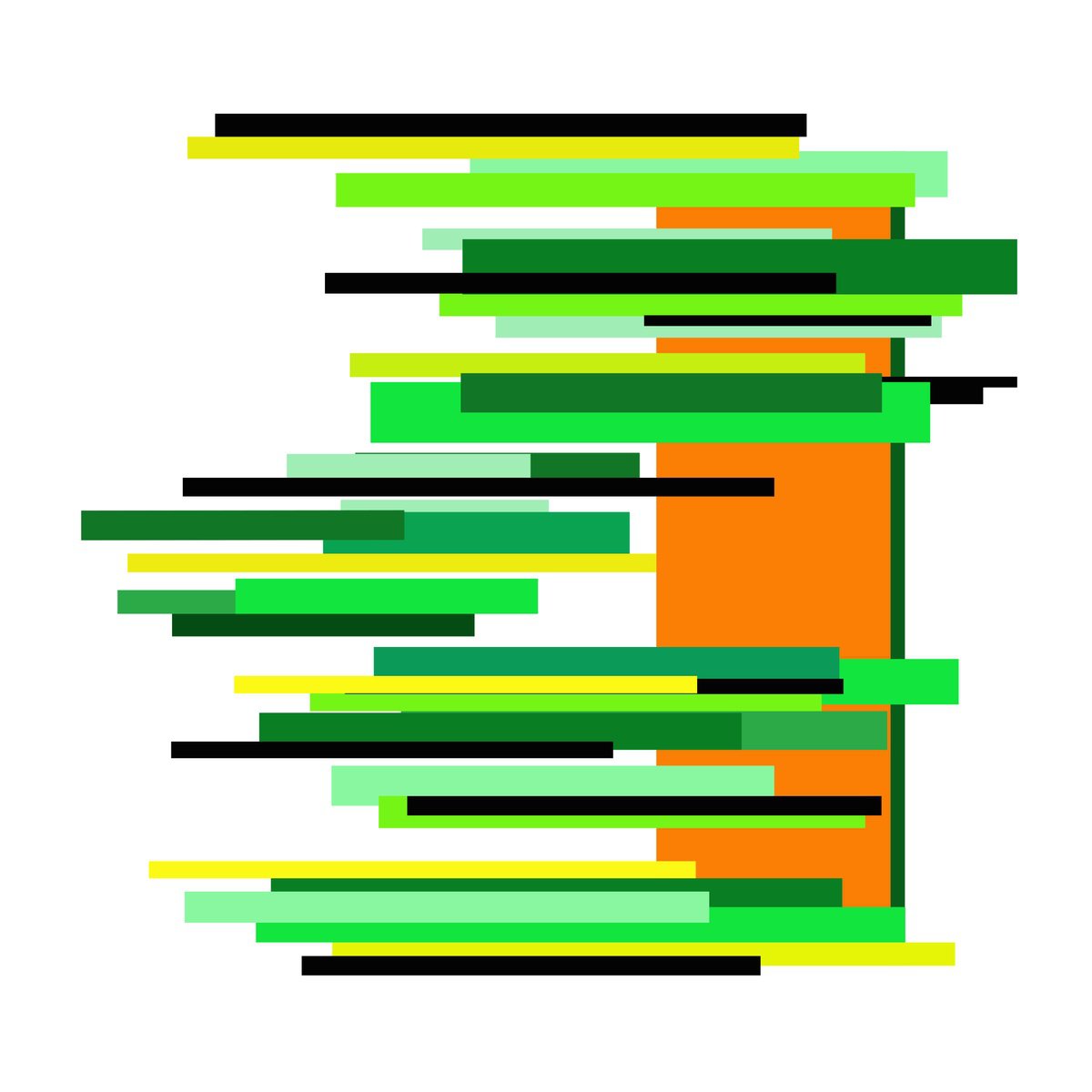 Abstract Giclee Print By Alessandro Butera, 35 X 35, Spatial Rhythm 1, Original Artwork