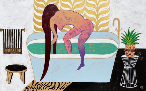 She baths by Diana Rosa