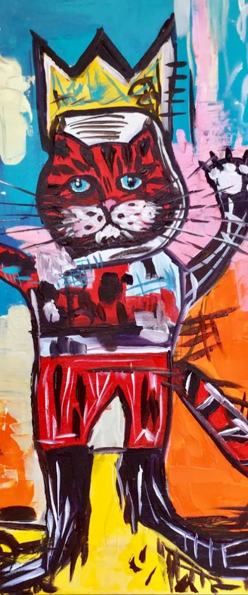Red cat in a CROWN by Olga Koval
