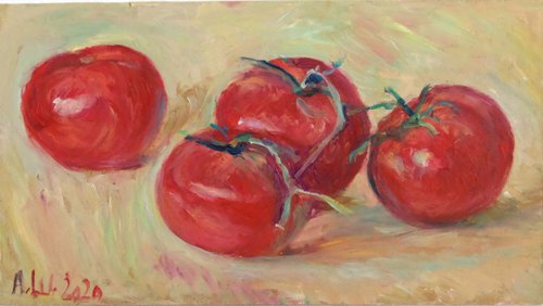 Four tomatoes by Alexander Shvyrkov