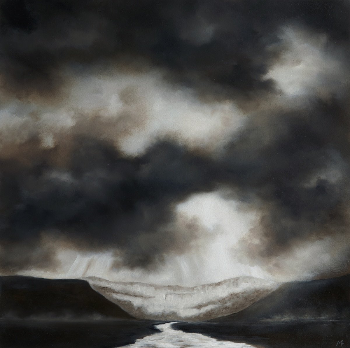 Malham Cove, Yorkshire By Rolf Marriott, 25 X 25, Artwork For Sale On Artfinder