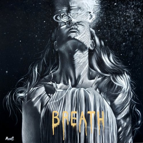 Breath(Acrylic Painting) by Burcu Akarcay