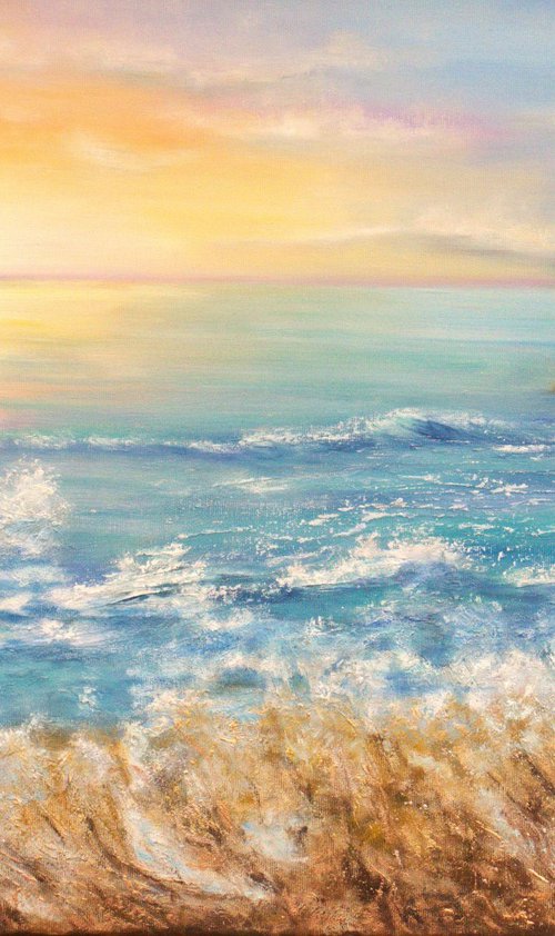 Seascape abstract by Ludmilla Ukrow