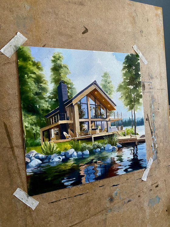 A house by the lake