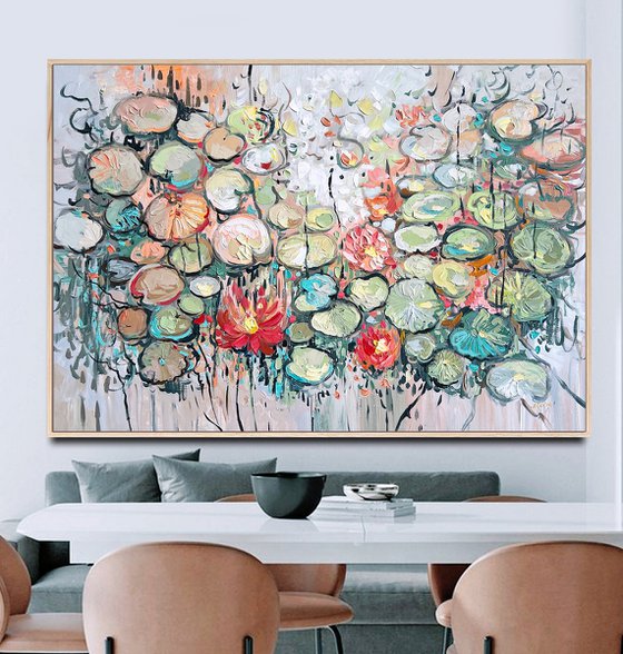 Sun Kissed Lotus Pond